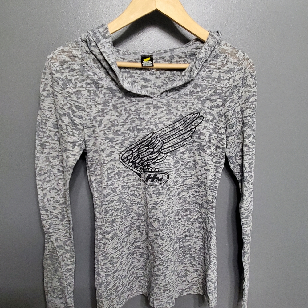 Honda Racing Hooded Long Sleeve Shirt